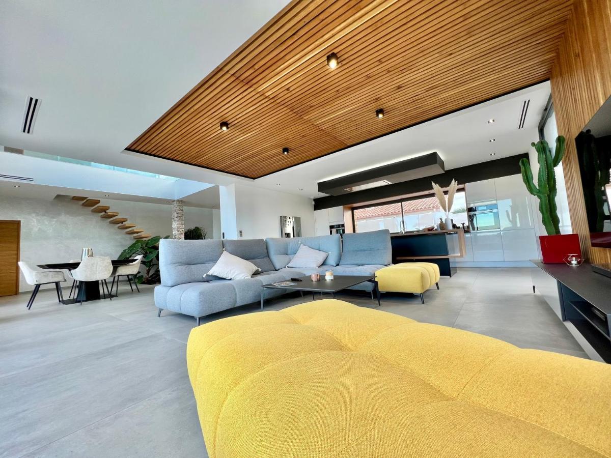 Villa D'Exception Avec Piscine A Debordement - Vue Panoramique Saint-Nazaire  Eksteriør bilde