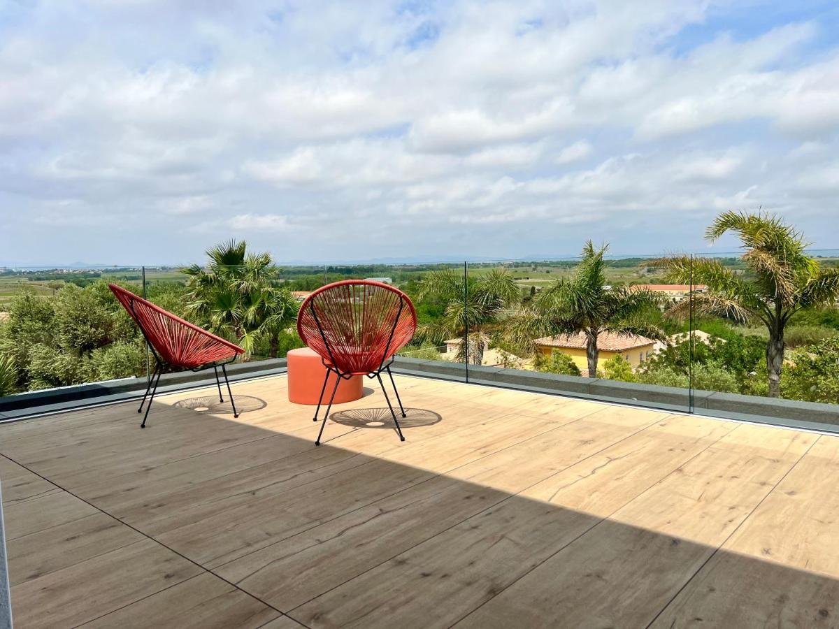 Villa D'Exception Avec Piscine A Debordement - Vue Panoramique Saint-Nazaire  Eksteriør bilde